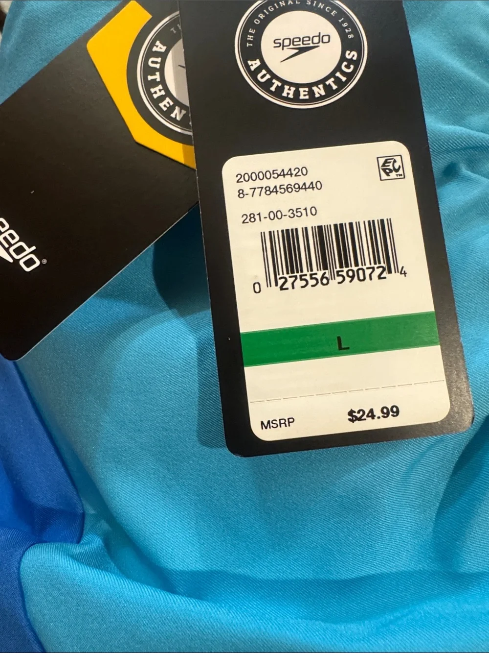 Speedo nwt lightweight